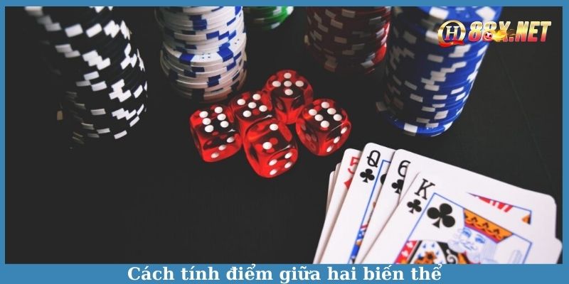 Cách tính điểm giữa hai biến thể