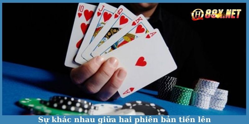 Sự khác nhau giữa hai phiên bản tiến lên