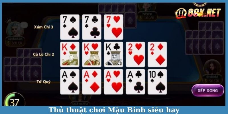 Thủ thuật chơi Mậu Binh siêu hay